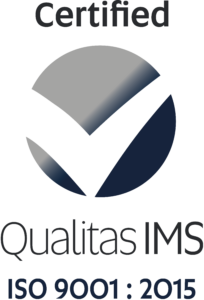 ISO 9001 Certified · Qualitas IMS